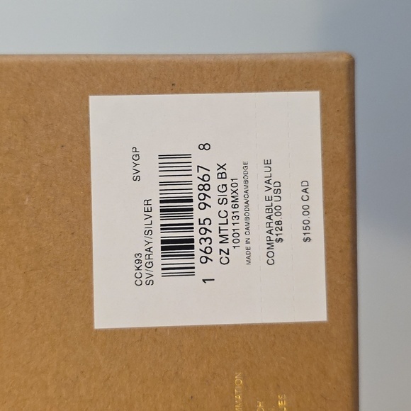 Coach Boxed Leather Corner Zip Wristlet Nwt - Picture 5 of 7